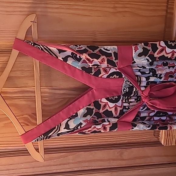 Boho Print V-neck and Back dress - Picture 10 of 10